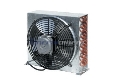 Air cooled condensers with fan motors ECO-Luvata mod. LCE 87 (9t3r)